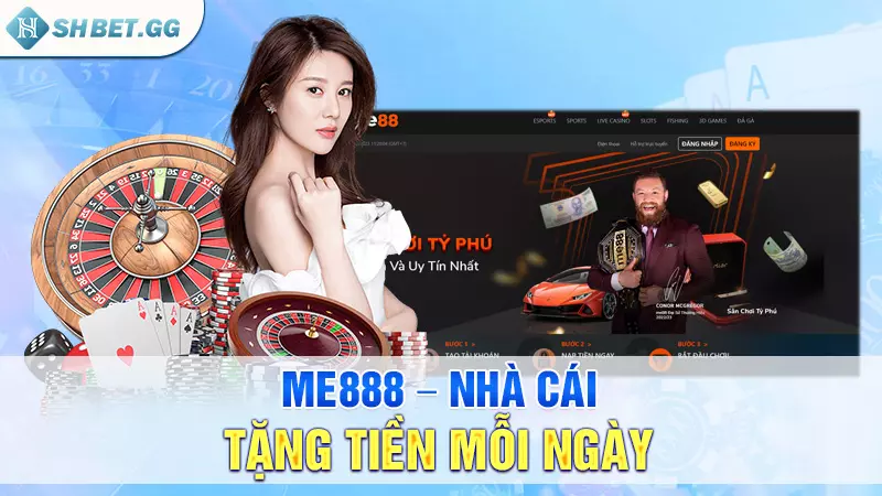 Top nhà cái tặng 38k miễn phí uy tín nhất thị trường 7 Me888 – Nhà cái tặng tiền mỗi ngày